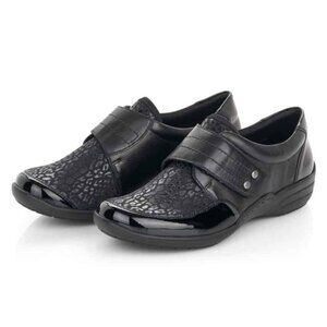 Remonte Patent Leather Leopard Print Slip on Shoes S 10​​​​